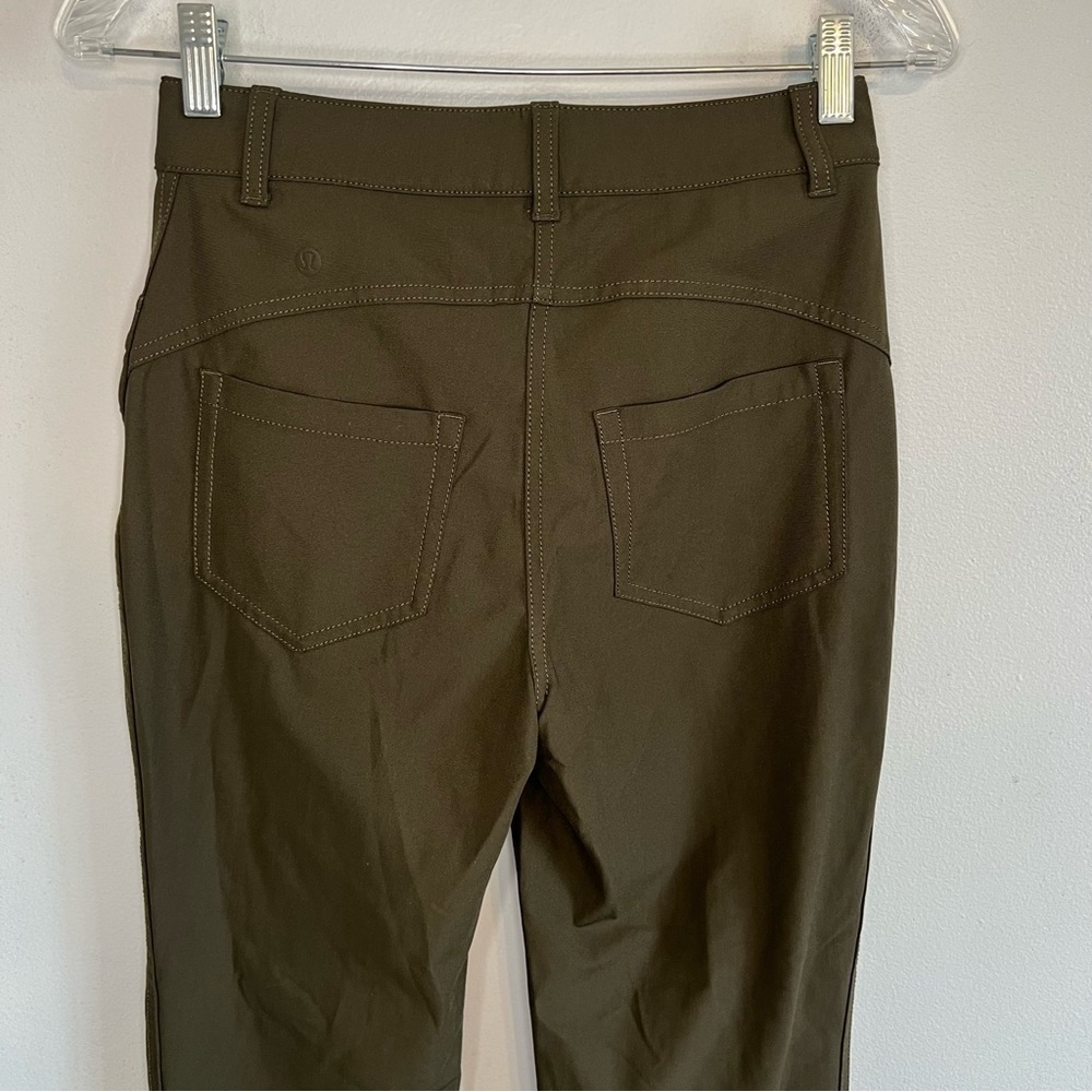 Lululemon Ca 35801 Rn 106259 Compression Pant Leggings Green Womens Sz 4 Golf - Picture 9 of 10